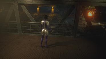Jill Latex Bodysuit - Ultraviolet Addon