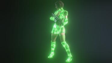 Jill Light Warrior - Onyx (Patch)