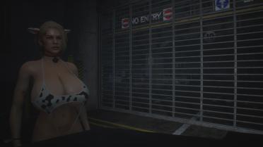 Jill - Swimsuit Maid (Spotted Cow White)