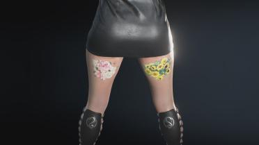 Jill Moto Dress - Artistic Tattoo Patch