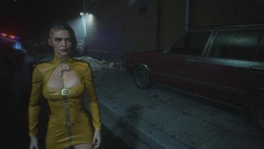 Jill Moto Dress - Yellow Patch