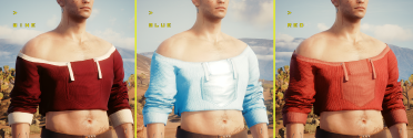 (CLOTHES) Cropped Sweater (Men V)