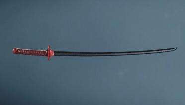 Japanese Red Samurai Sword