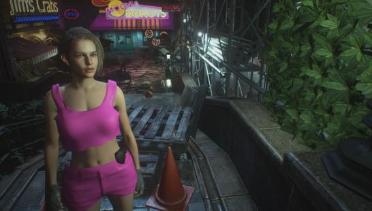 Jill Half Shirt and Shorts (Pink)