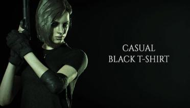 Casual Black T-Shirt