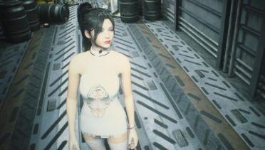 Ada & Claire White Mini Skirt