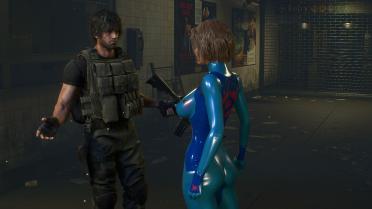Jill Samus Lewd Suit