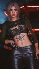 Fem V Ripped Top