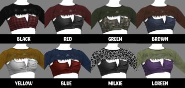 Fem V Ripped Top