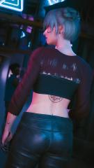 Fem V Ripped Top