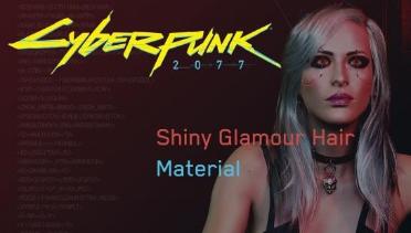 Shiny Glamour Hair Material
