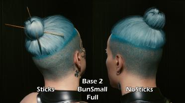 Ponytail and Bun - No Cap
