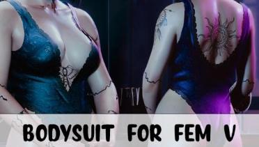 Female V Lingerie Bodysuit