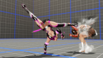 Honoka nova transparent skirt with metal thong