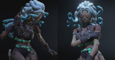 Medusa Blindfolded