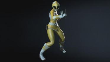 Power Ranger Jill (Yellow)