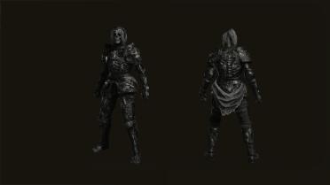 Ebony Royal Remains Set