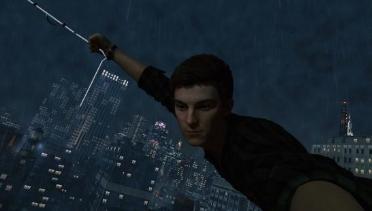 Rain over Night Time Weather