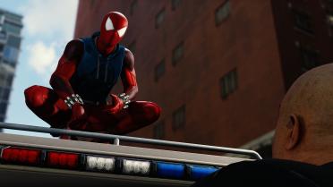 Dark Suit Scarlet Spider