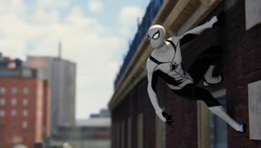 White and Black Secret War Suit