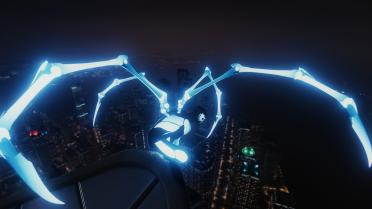 Spider Legs blue