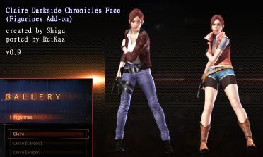 Claire Darkside Chronicles Face (Campaign and Raid mode)