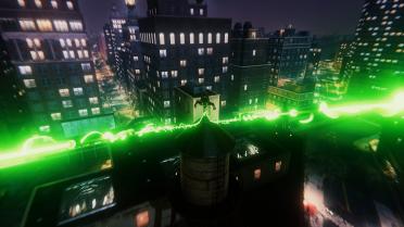 Green Glowing Webs