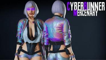 Cyber Runner Mercenary SP - Deep V Agent Suit (Patch)