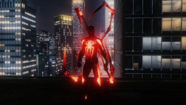 Spider Legs Dark Red