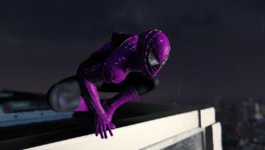 Purple Webbed Suit