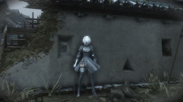 NieR Automata 2B White Gray 4K HD Remastered