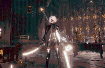 NieR Automata 2B with Leather Jacket