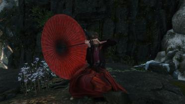 Emma's Red Umbrella