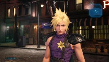 Cloud OG outfit with bright yellow hair