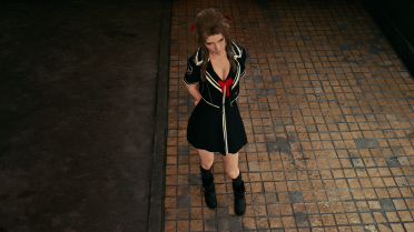 Aerith in FFVIII Garden Uniforms