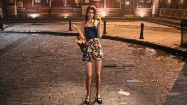 Aerith A-Line Dress