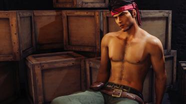 Shirtless Biggs