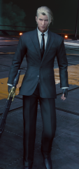 Rufus in a Suit