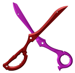 Scissor Blades - Ryuko and Nui - Dagger (Two Handed)