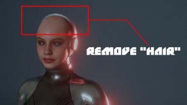 Atomic Heart Twins - Remove Hair (Addon)