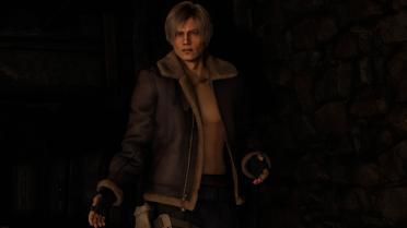Leon Shirtless Under Jacket (Chainsaw Demo)