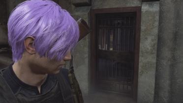 Purple Hair for Leon
