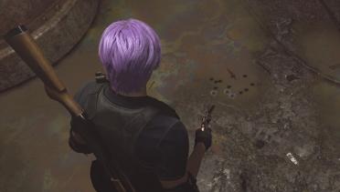 Purple Hair for Leon