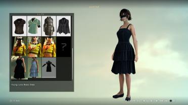 Young Luna Black Dress
