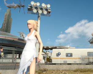 Lunafreya whitedress (Noctis)