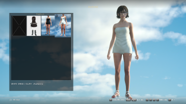 WHITE DRESS (Outfit, Female)