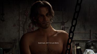 Shirtless Luis Serra