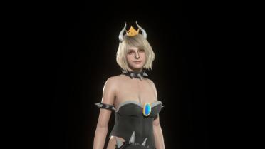 Ashley Bowsette Suit w Crown and Tail