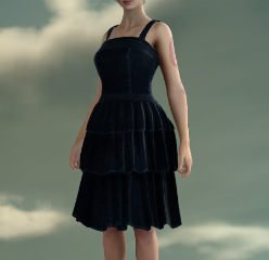 Young Luna Black Dress