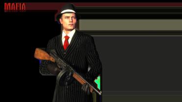 Leon gangster (Custom Pinstripe Costume)